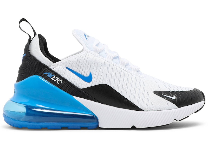 Nike Air Max 270 White Signal Blue GS Pour enfants Style