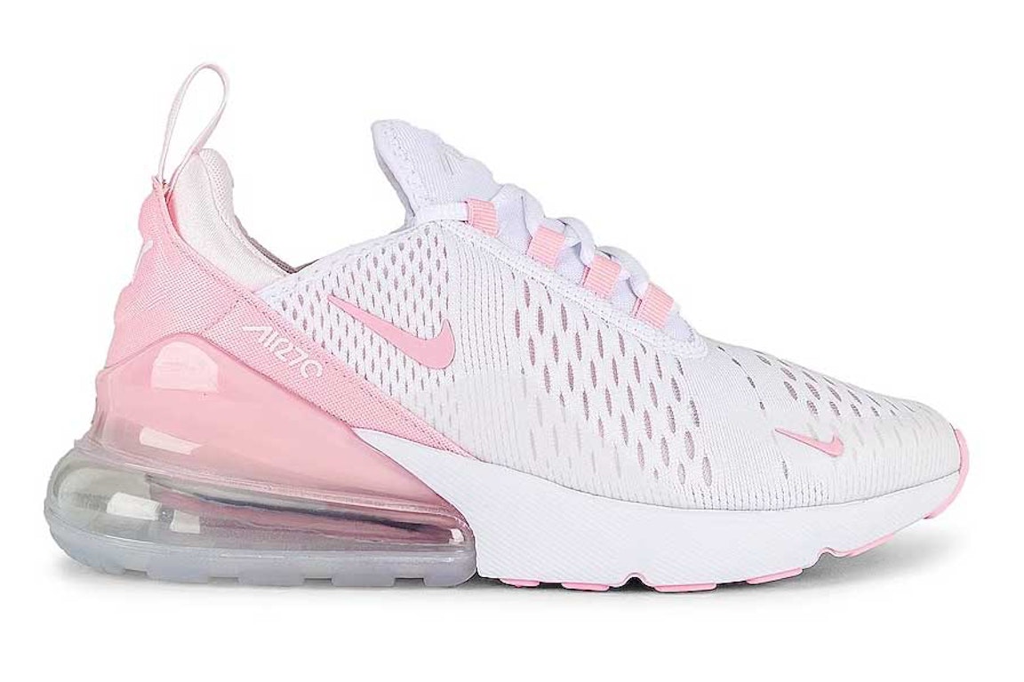 Pre-owned Nike Air Max 270 White Soft Pink (women's) In White/pearl Pink/football Grey