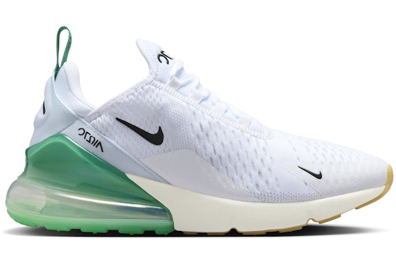 Nike Air Max 270 White Summit White Stadium Green Black (Women's) - AH6789-125 - US