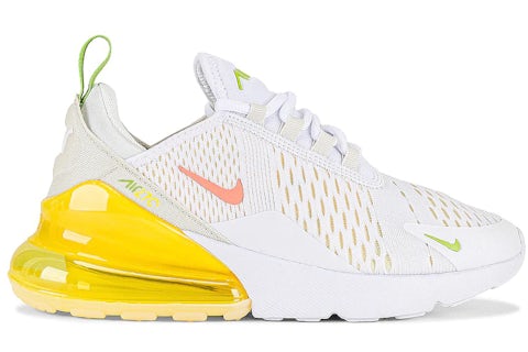 Air Max 270 Chaussure Nike Jaune Femme Nike Air Max 270 Blanc Jaune Strike (femme) Style DV2184-100 FR