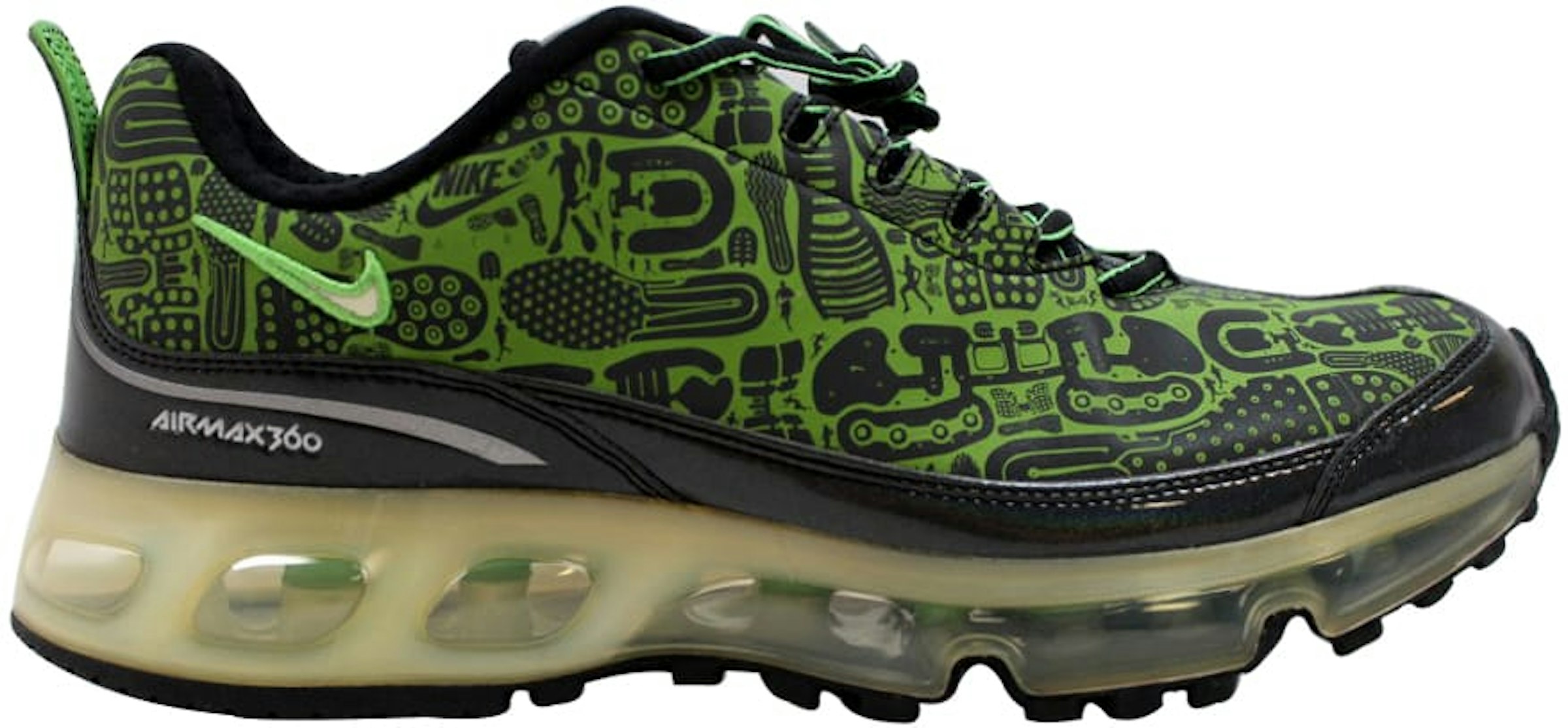 vegetariano Ilegible En Vivo Nike Air Max 360 Rejuvenation Black/Green Bean-White Men's - 313520-031 - US