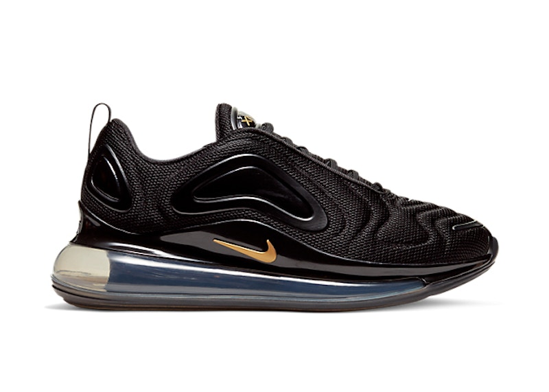 Nike Air Max 720 Schwarz Metallic Gold Damen CT2548 001 DE