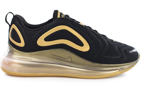 Nike Air Max 720 Black Metallic Gold Men's CJ0585-002 US