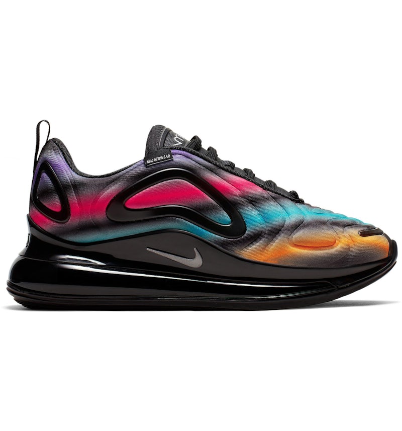 Nike Shoes Air Max 720 Rainbow Color Nike Air Max 720 Black Neon