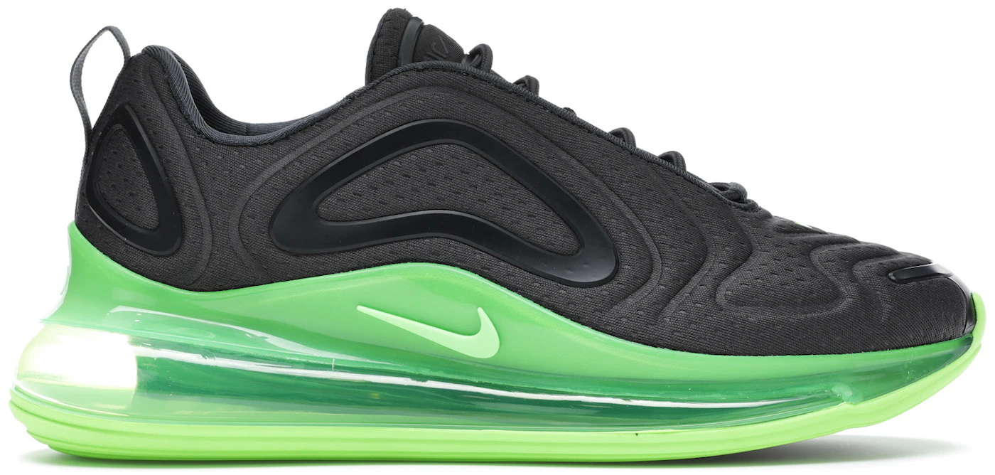 Nike Air Max 720 Running Shoes Black Neon Green Volt A02924-008