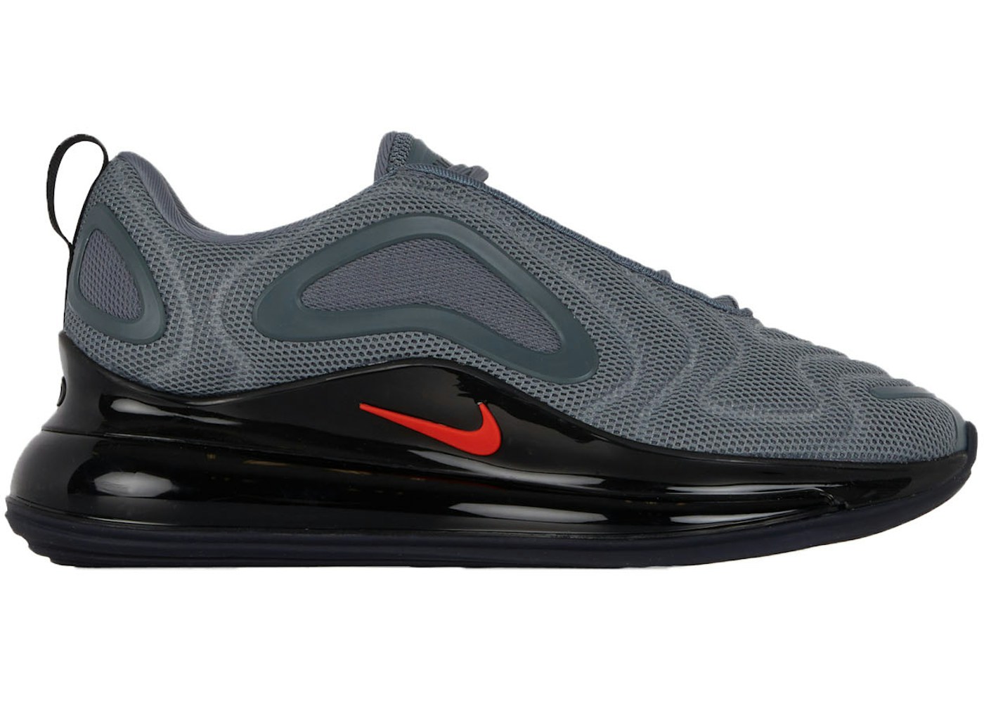 Nike Air Max 720 Cool Grey Bright Crimson (GS) - CQ0360-001