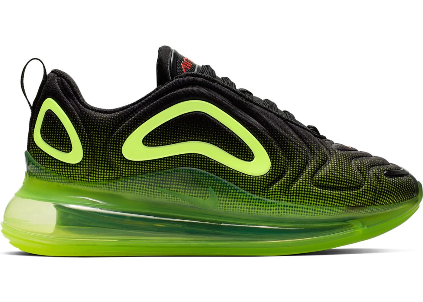 Black and green air max deals 720