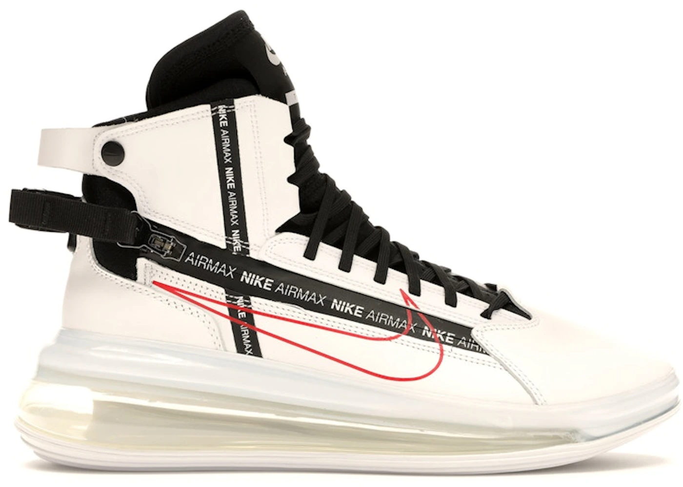 Nike Air Max 720 Saturn White Black Red Men's AO2110-100 US