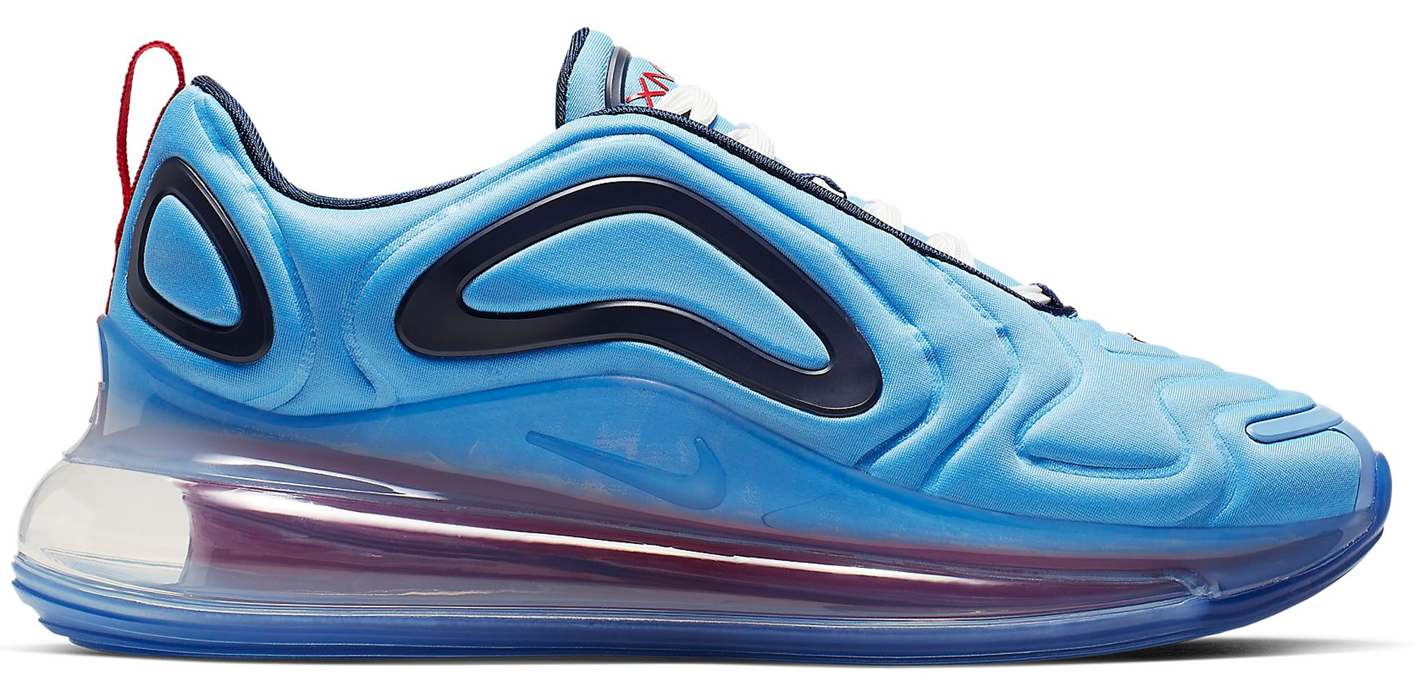nike air max 720 blue and red