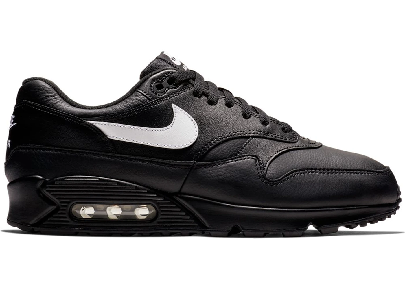 Nike air max black white swoosh hotsell