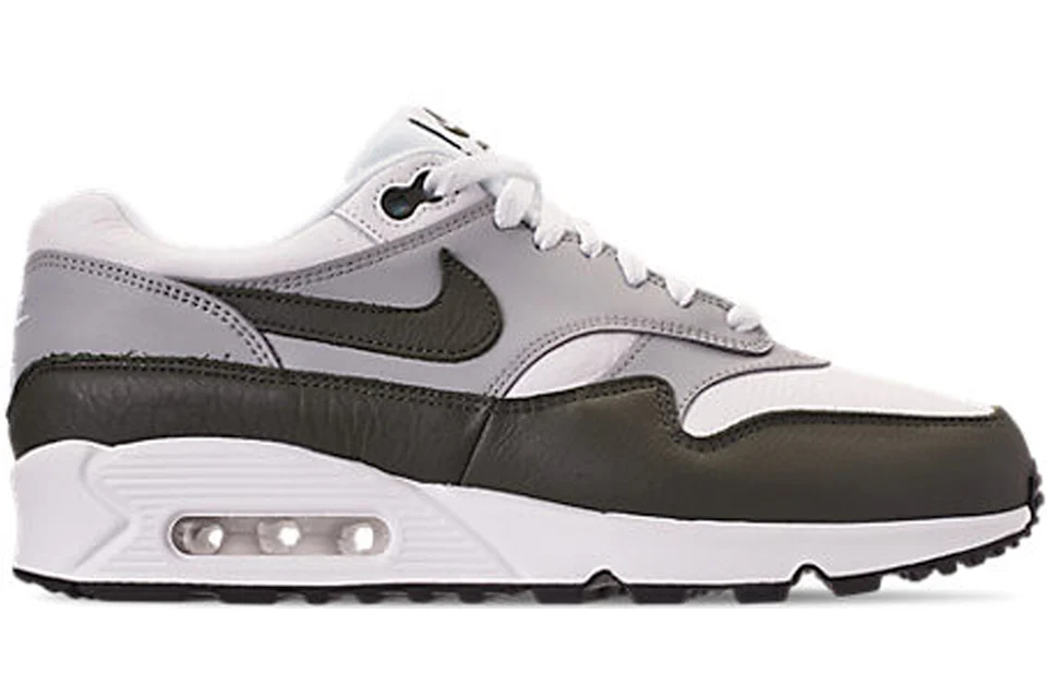 Nike Air Max 90/1 White Cargo Khaki Men's - AJ7695-107 - US