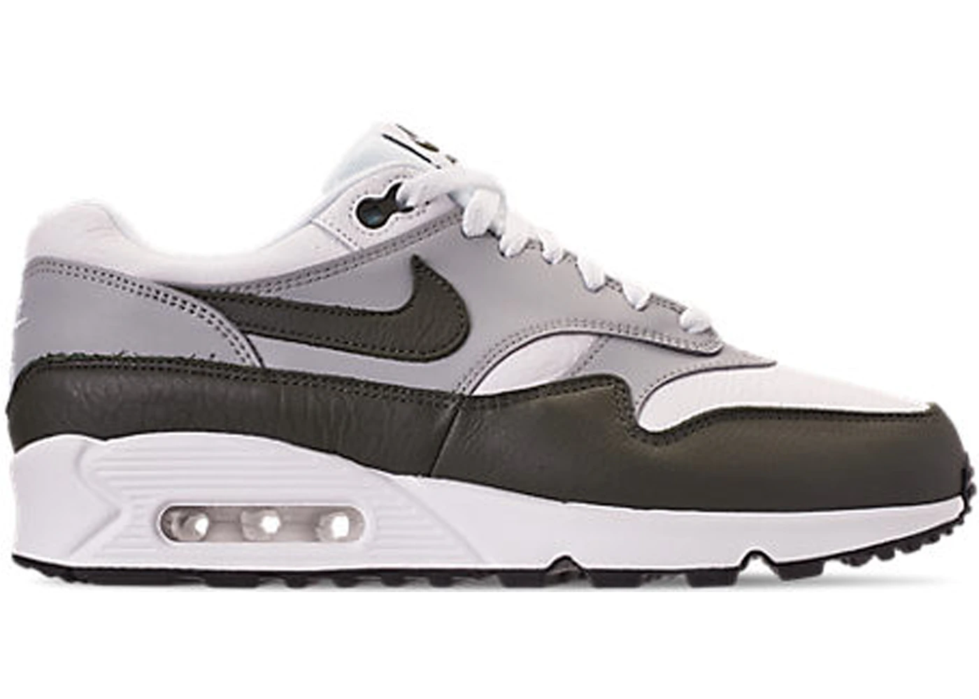 Nike Air Max 90 1 White Cargo Khaki Men s AJ7695 107 US