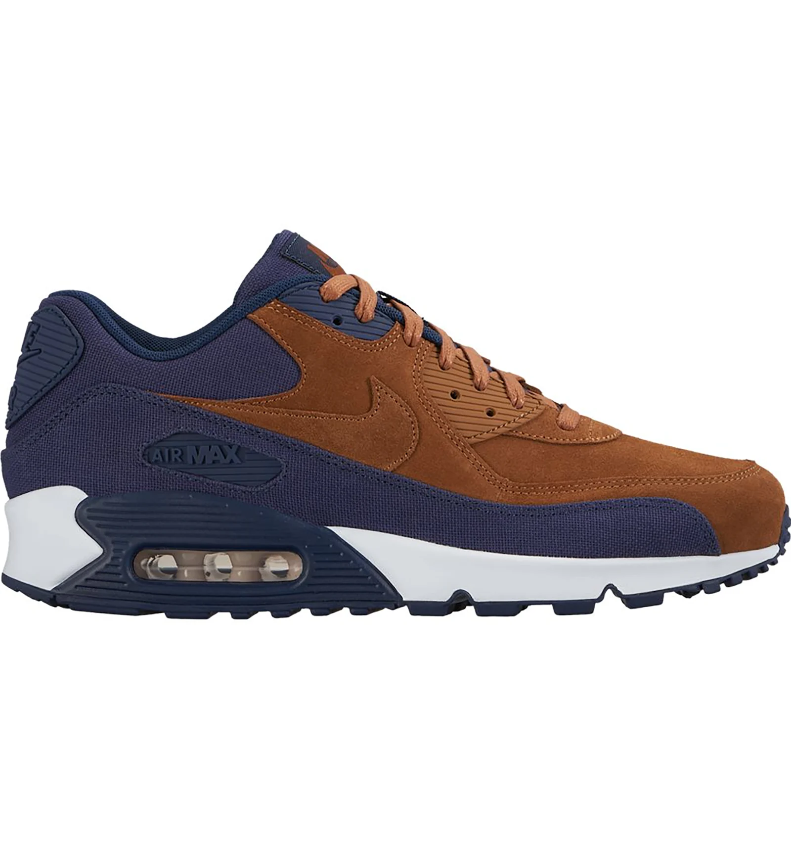 Nike air max 90 premium blue brown deals