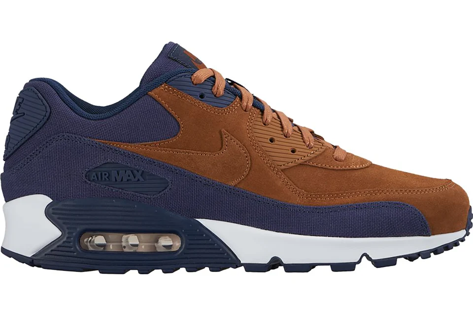 Nike Air Max 90 Ale Brown Midnight Navy Men s 700155 201 US