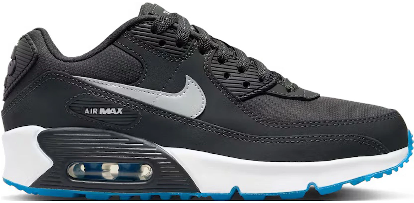 Nike Air Max 90 Anthracite Industrial Blue (GS) Kids' - FV0361-001 - GB