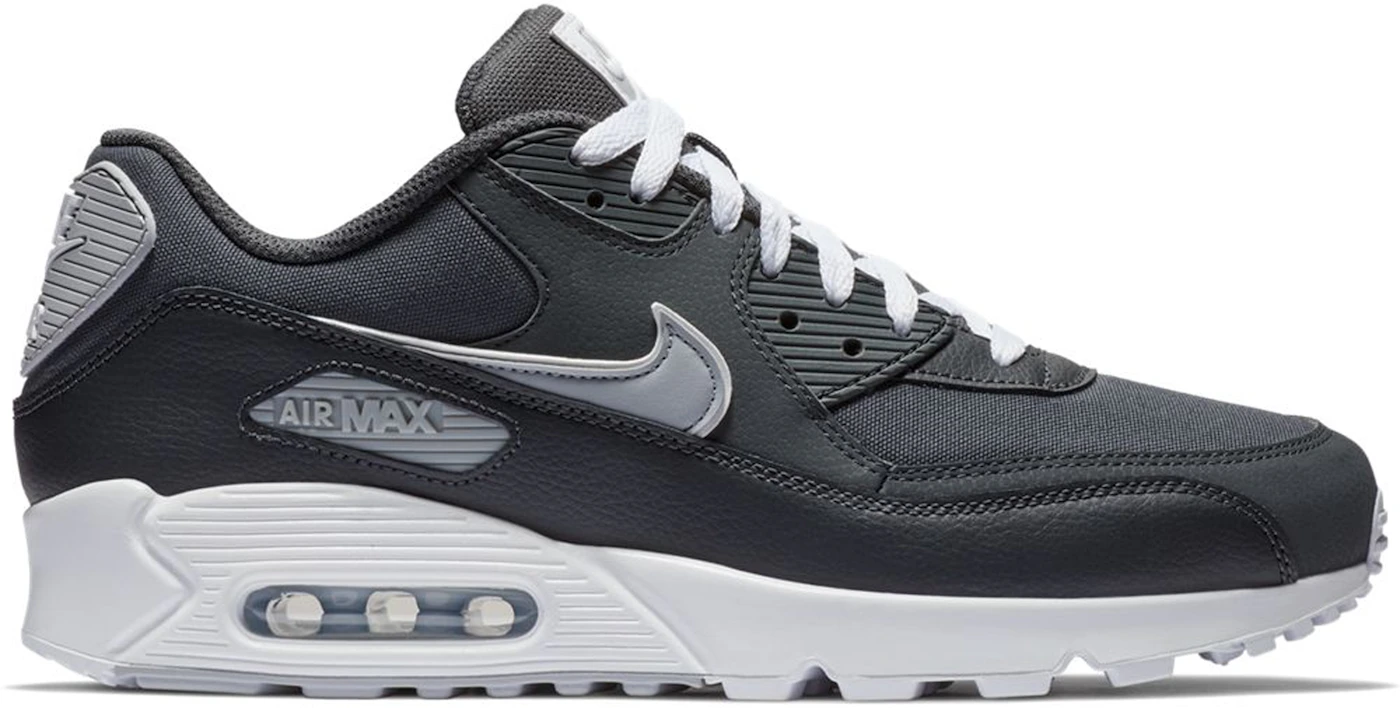 solide Horizontaal paperback Nike Air Max 90 Anthracite Wolf Grey White Men's - AJ1285-005 - US