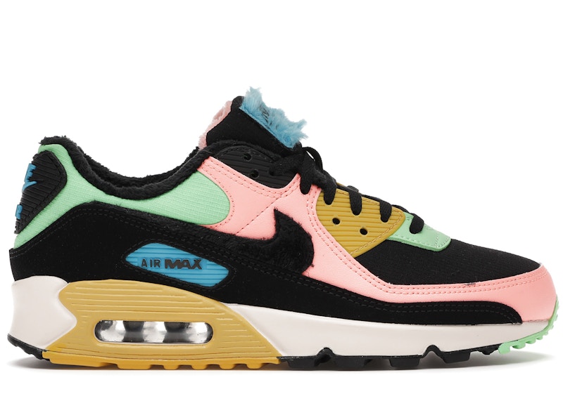 Nike air max outlet 90 yellow and pink