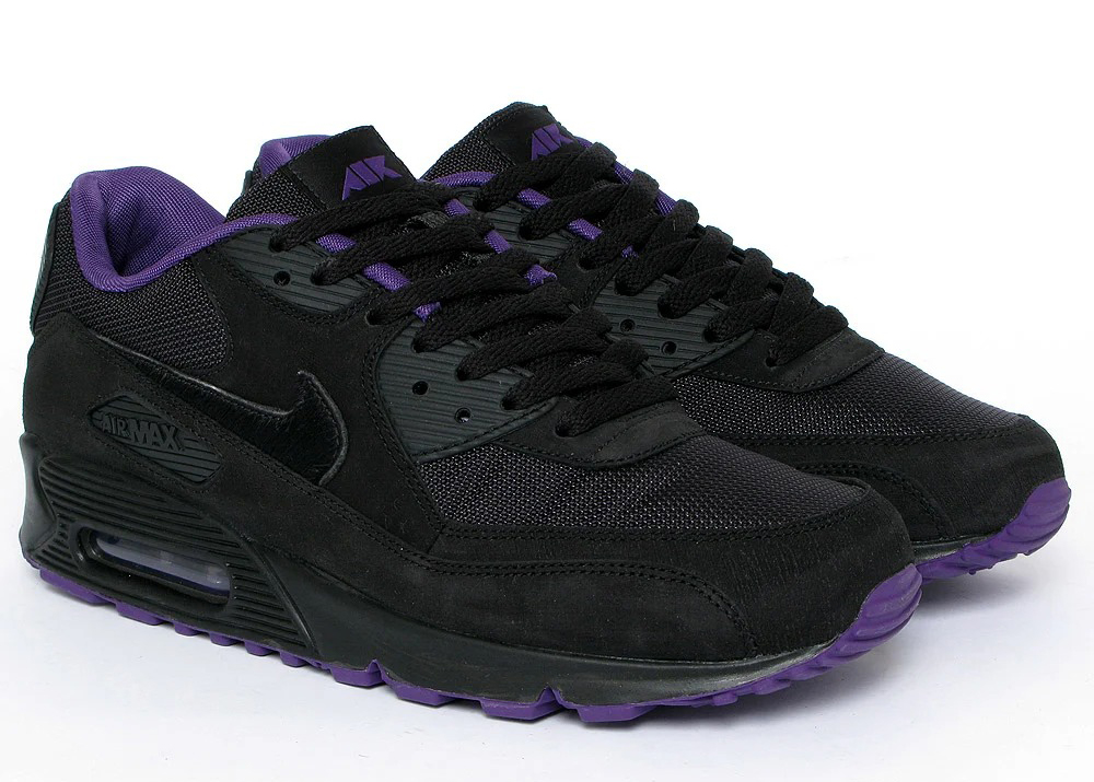 purple and black nike air max 90