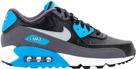 Nike Air Max 90 Black Volt Light Smoke Grey scarpe uomo CV1634-001 nero 41  42 43