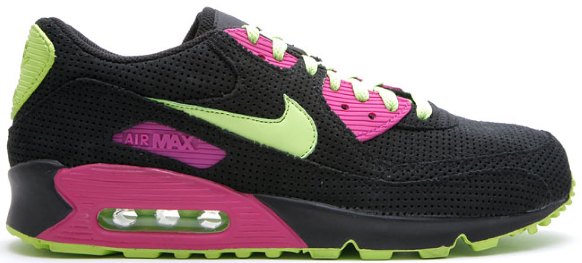 Nike Air Max 90 Black Citron Rave Pink 