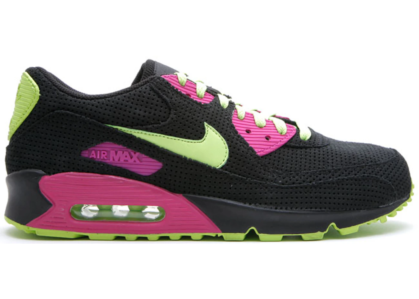 Nike Air Max 90 Black Citron Rave Pink Men's - 333888-031 - US