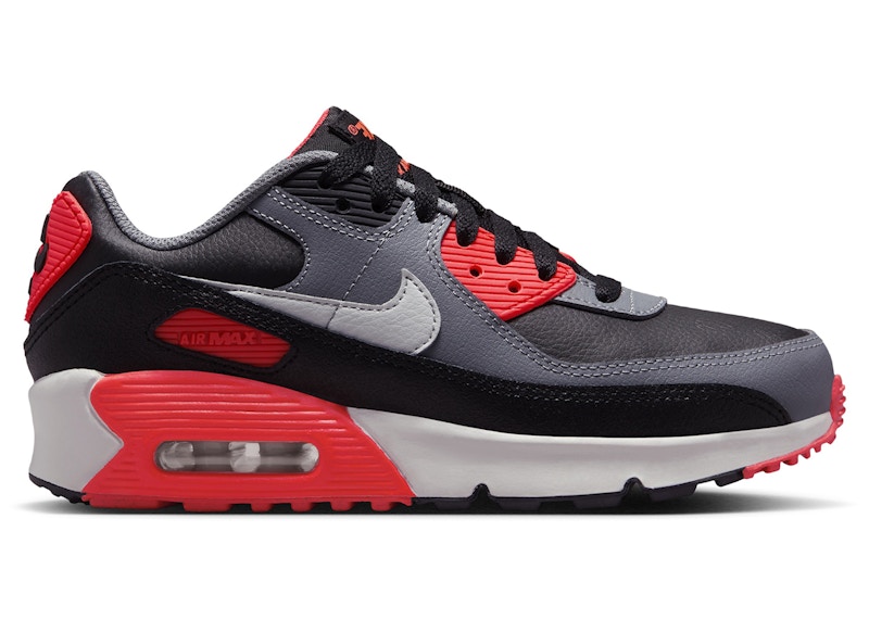 Nike Air Max 90 Black Cool Grey Bright Crimson Photon Dust
