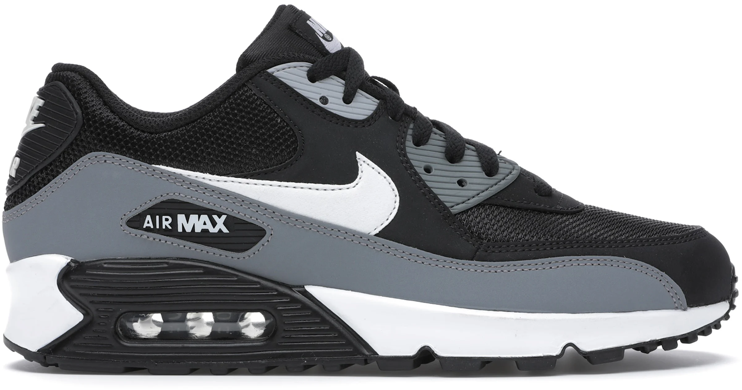 Nike Air Max 90 Black Cool Grey White Men's - AJ1285-018 - US