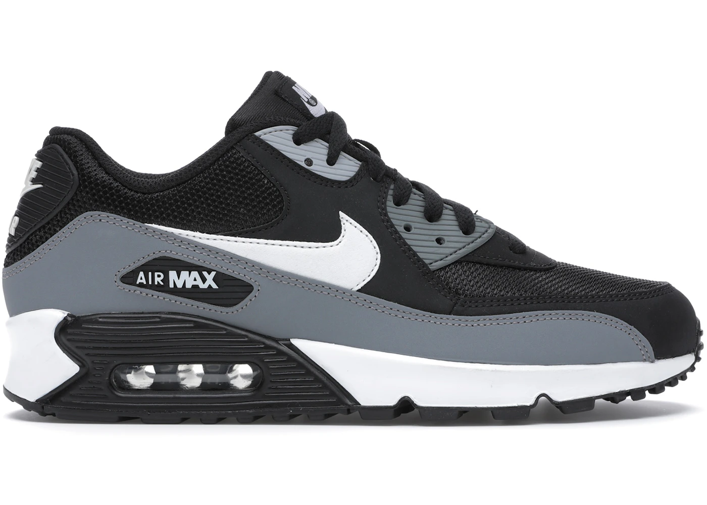 Nike Air Max 90 Black Cool Grey White Men's AJ1285-018 US