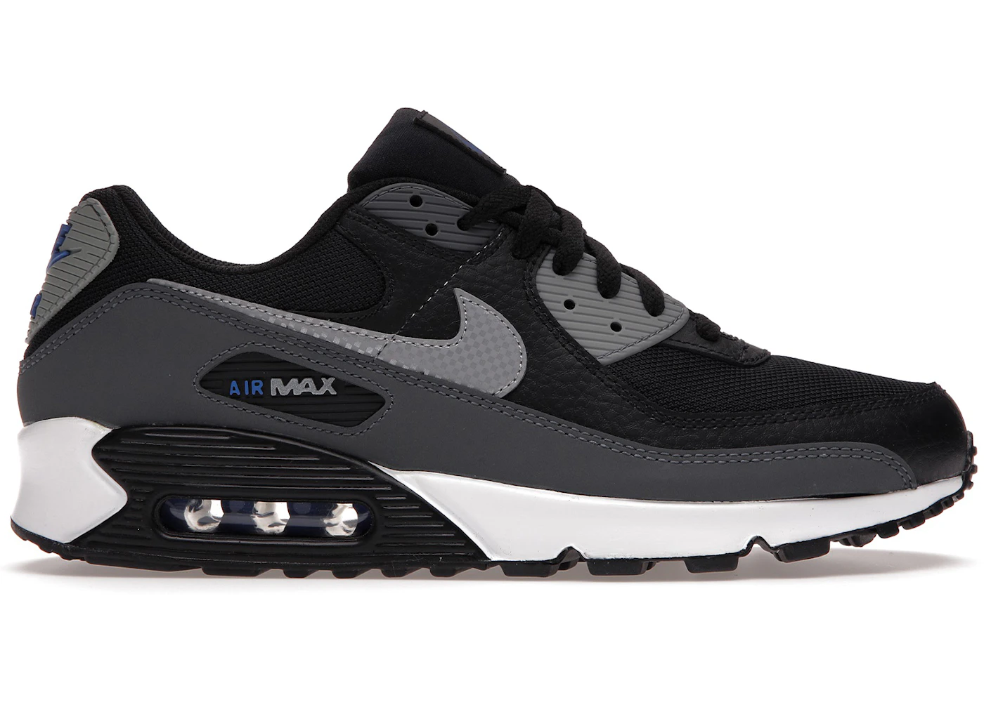 Nike Air Max 90 Black Grey Blue Men's DM9102-002 US