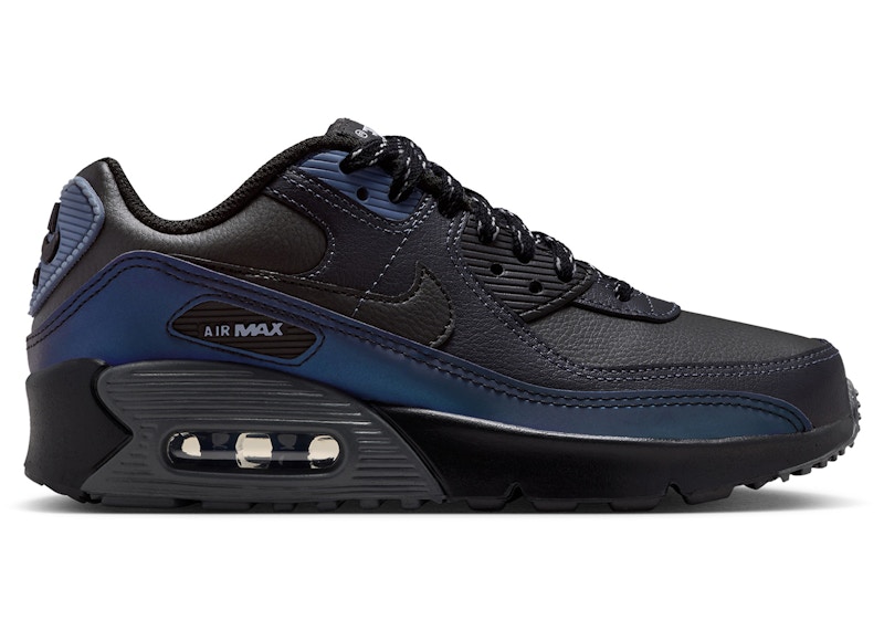 NIKE Pre-owned Air Max 90 Sneakers In Black/dark Smoke Grey/light Carbon