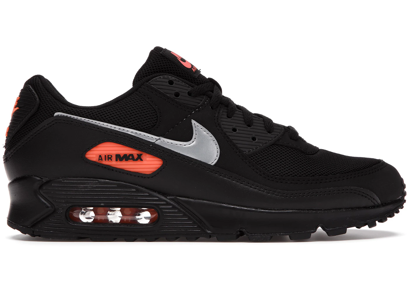 Airmax Sneakers Nike Air Max 90 Black White Orange Nike Air Max 90