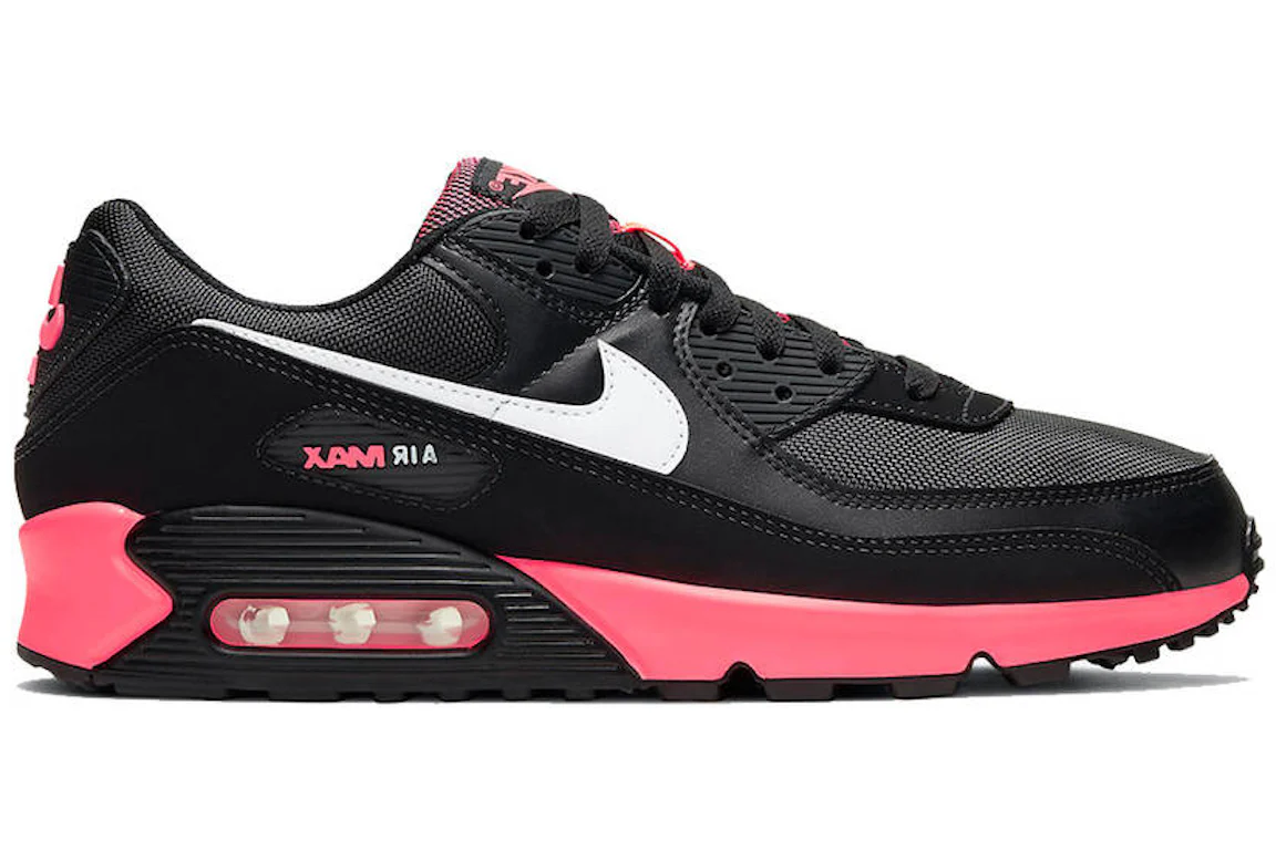 Nike Air Max 90 Black Racer Pink Men's - DB3915-003 - US