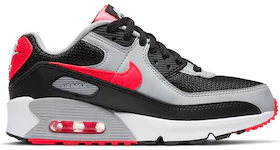 Nike Air Max 90 Black Radiant Red Wolf Grey (GS)