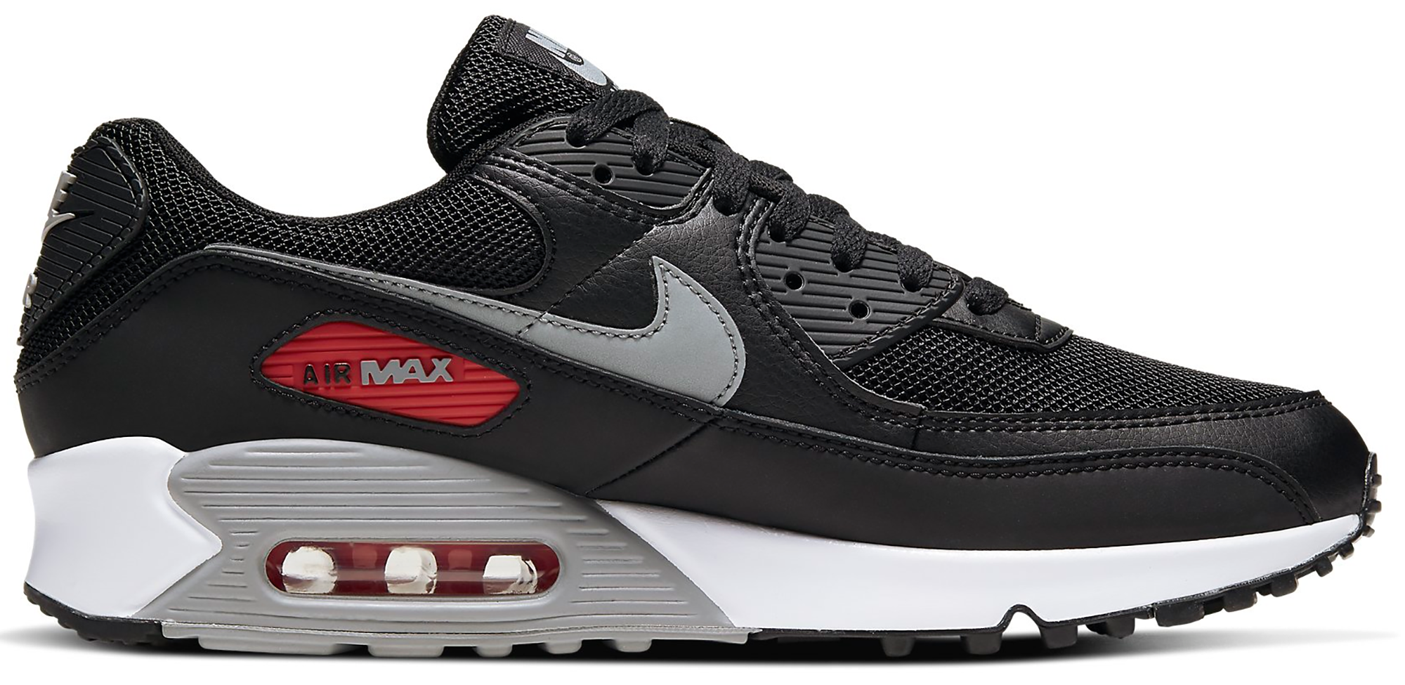 black and red nike air max 90