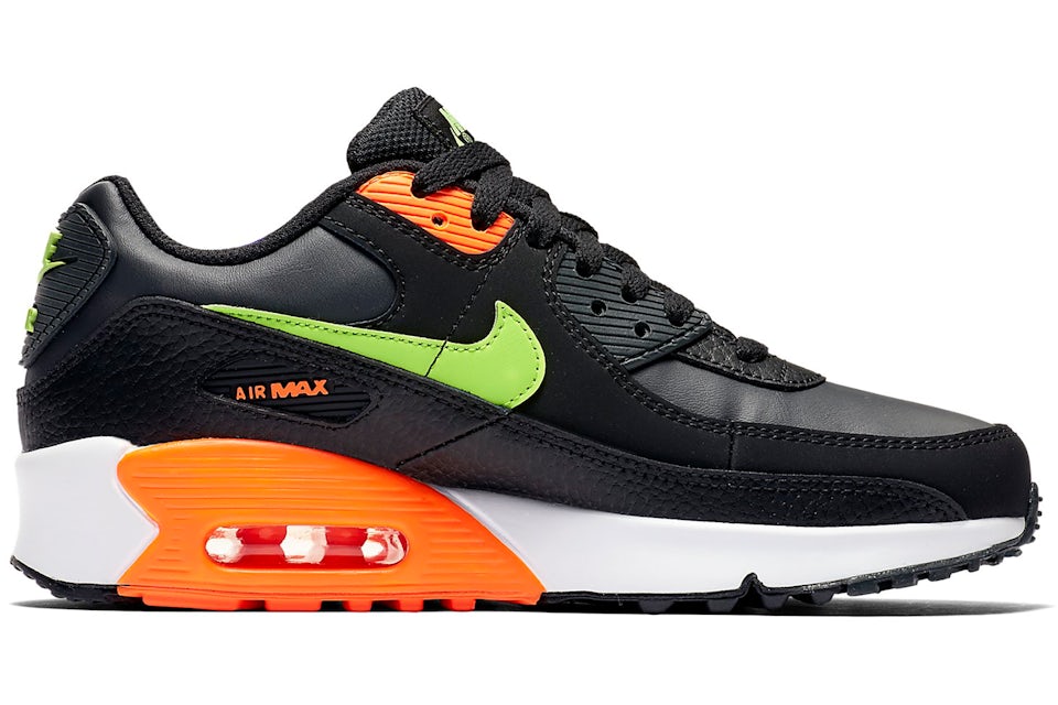 Nike air max black 2025 green orange