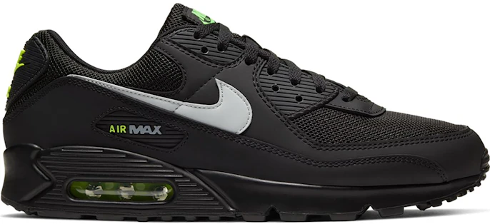 jurado compartir motor Nike Air Max 90 Black Volt Light Smoke Grey - CV1634-001 - ES