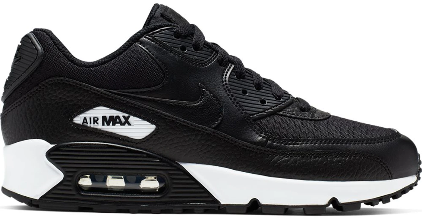 Nike Air Max 90 Black White Black (Women's) - 325213-064 - US