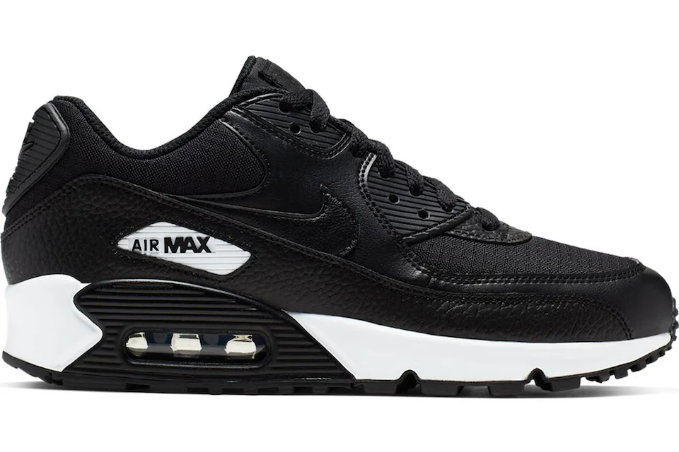 Nike Air Max 90 Black White Black (Women's)