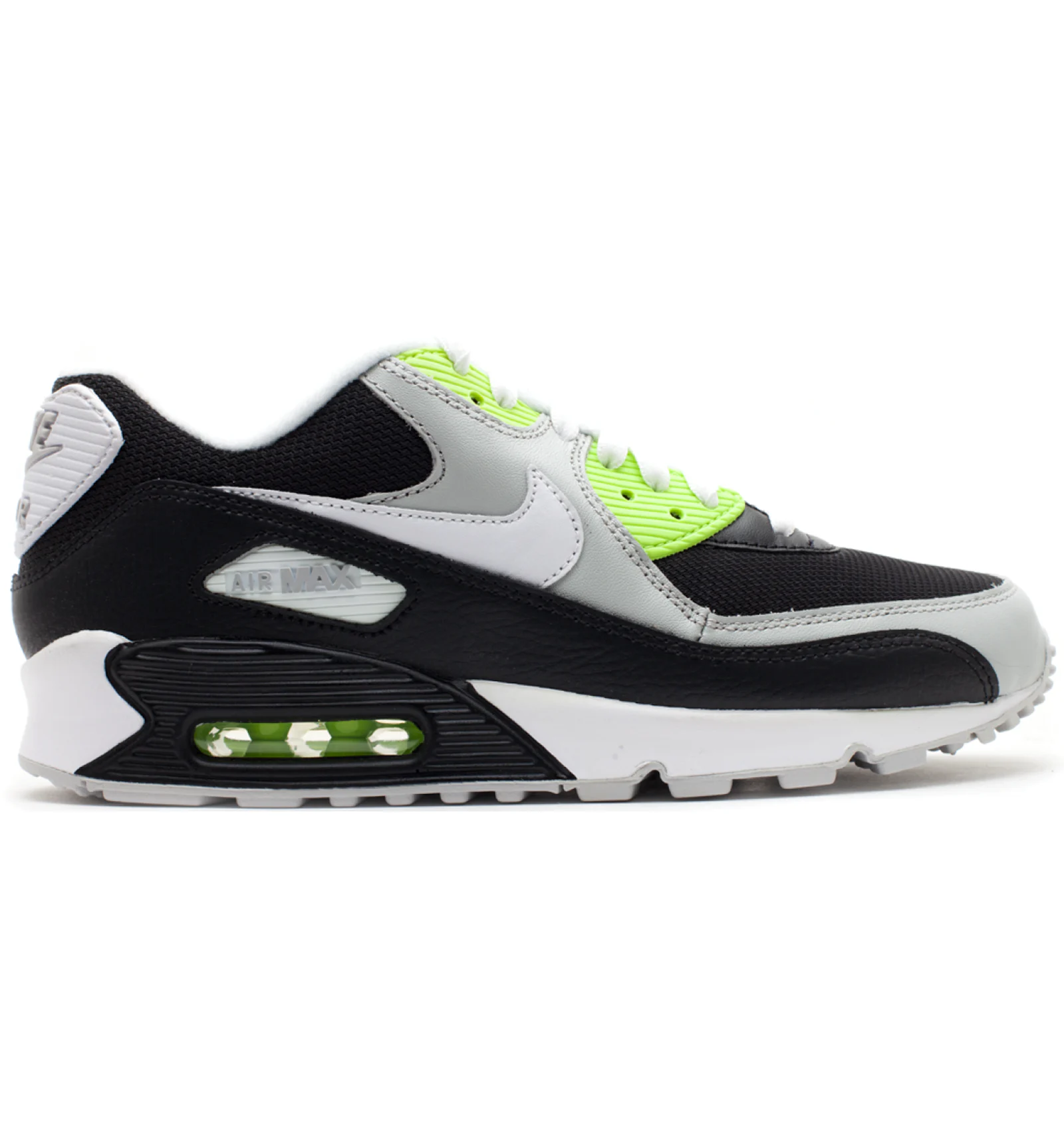 Air-max-90-black-white-medium-grey-volt clearance