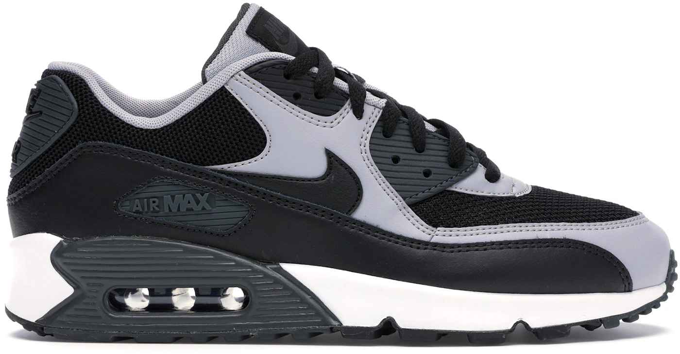 uld PEF Med andre ord Nike Air Max 90 Black Wolf Grey Men's - 537384-053 - US