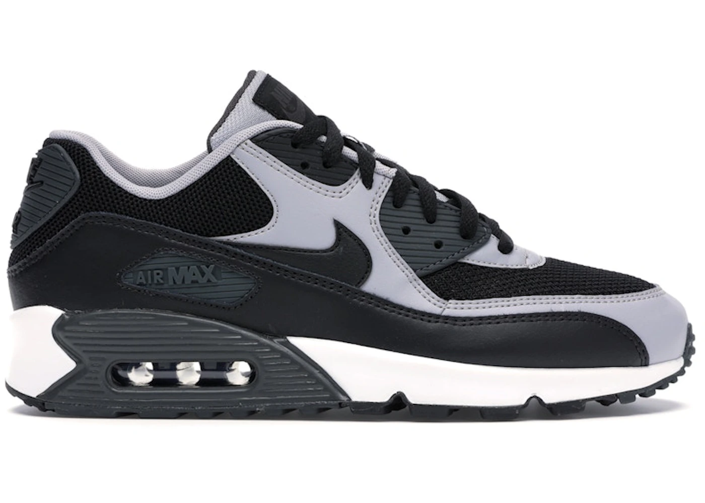 Nike Air Max 90 Black Wolf Grey Men's 537384-053 US