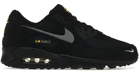 Nike Air Max 90 Black Yellow Strike Metallic Cool Grey