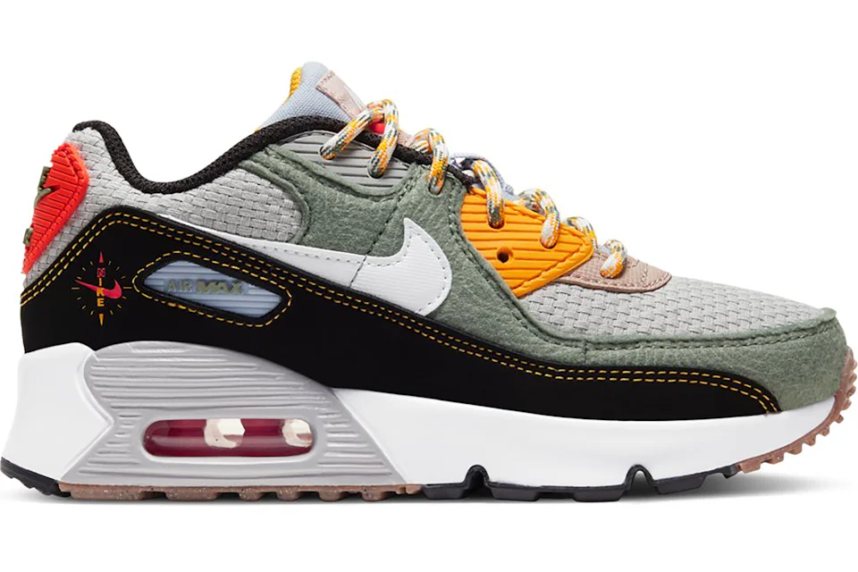 Nike Air Max 90 Buckle Spiral Sage (PS)