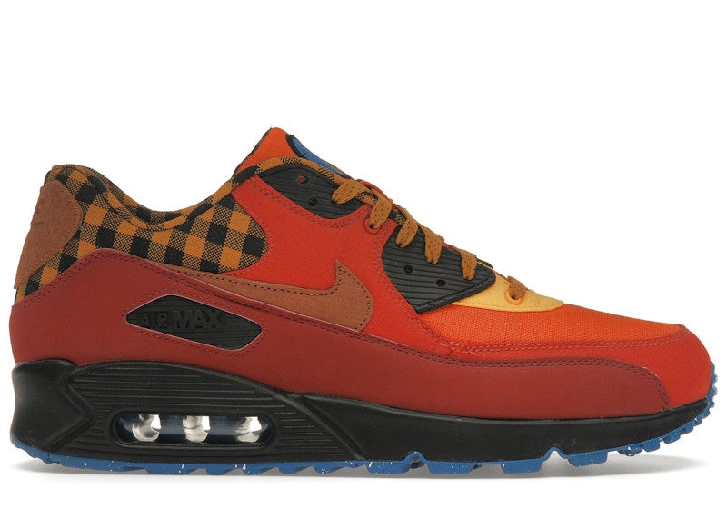 国内配送 NIKE PACIFIC CAMPFIRE ORANGE/BLACK Nike Air Max 90 Campfire Pack Men's - 700155-600 - US