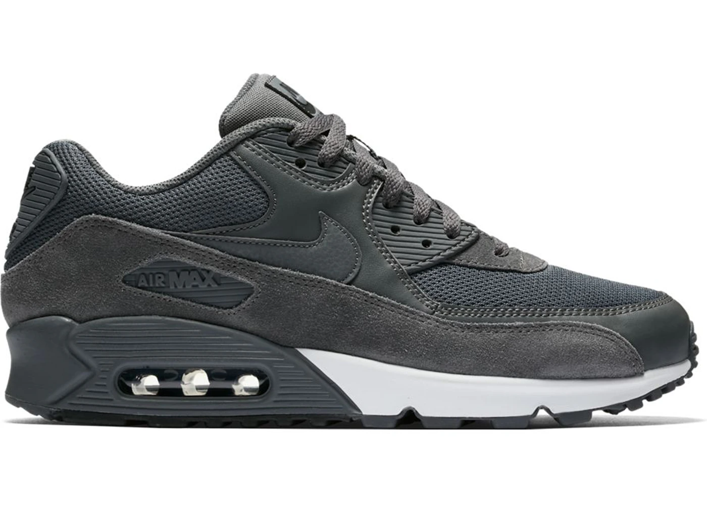 Air max 90 essential black dark grey clearance chrome