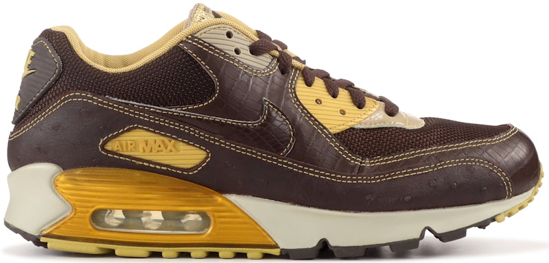 brown and gold air max