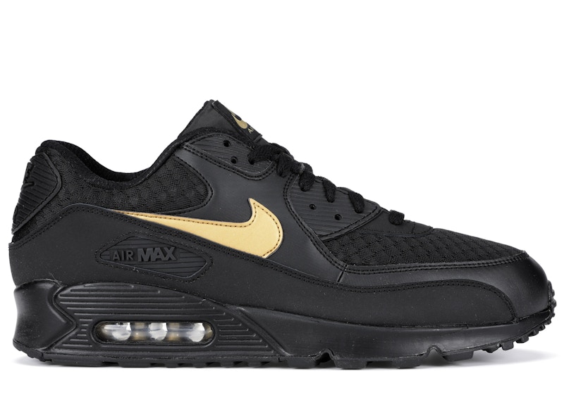 nike gold and black air max