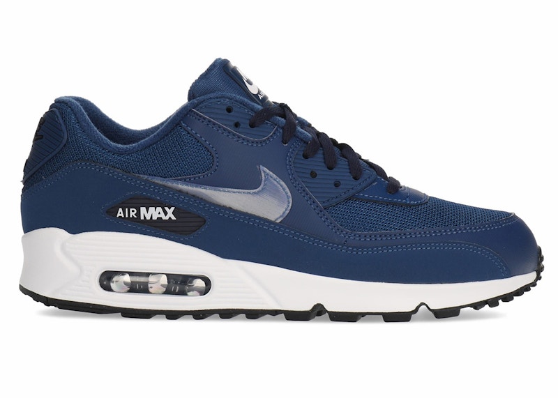 nike air max 90 essential blue and white