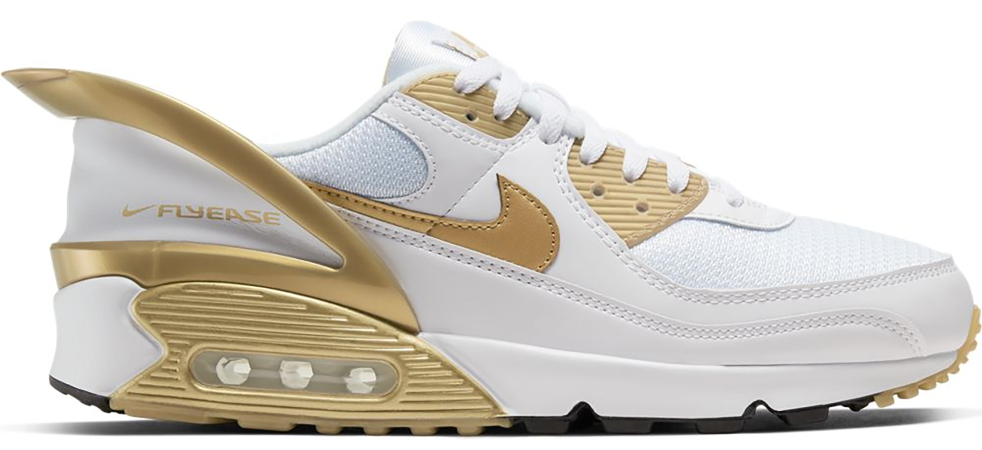 nike air max white and gold