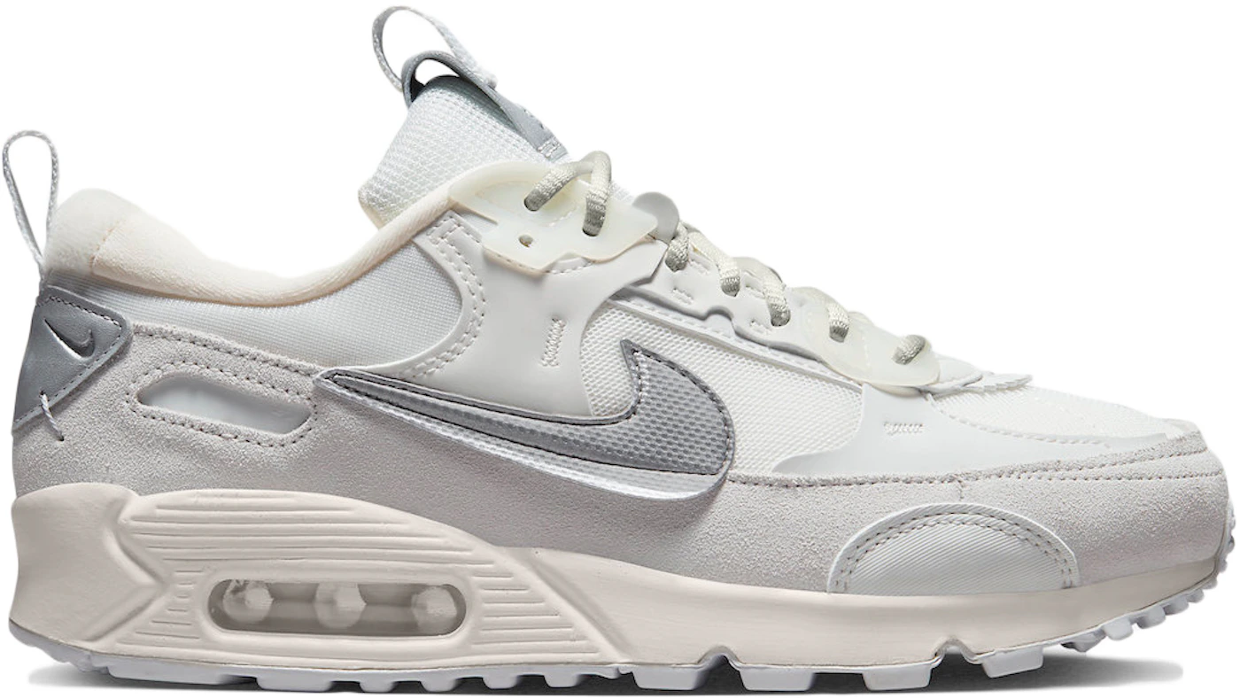 Nike Air Max 90 SP Metalic Silver/White Mens Womens Trainers Shoes